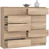 Kommode AKORD K140 Sonoma-Eiche 138 cm 10 Schubladen B138 x Produktbild-Vorschau 2