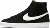 Nike Blazer Mid 77 Suede - Herren Schuhe Leder Schwarz Produktbild-Vorschau 2