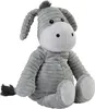 A stuffed toy donkey is shown sitting against a white background. Produktbild-Vorschau