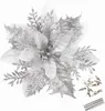 12 Stück glitzernde Weihnachtssterne, 14 cm, künstliche Produktbild-Vorschau 2