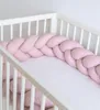 400 cm ROSA Geflochtenes Kissen Zierkissen Dekokissen Bettschlange Bettumrandung Zugluftstopper Produktbild-Vorschau