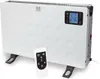A white electric convector heater with a digital display and a remote control. Anteprima dell’immagine prodotto
