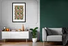 MuchoWow® MuchoWow® Gerahmtes Poster Blumen - Rot - Muster Produktbild-Vorschau 8