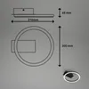 Plafonnier LED moderne 210x200x45mm rond 5W 500lm 3000K Voir les images du produit 5