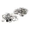 Pin Back Button Parts,Button Making Supplies,Round Badge Náhled obrázku produktu 2