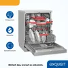 Exquisit Geschirrspüler GSP9614-030B inox | Spülmaschine 60 Produktbild-Vorschau 3