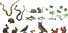 Busch 1153 - Coffret petits animaux HO - non peint Voir les images du produit 2