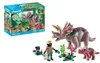 PLAYMOBIL 71821 Triceratops with Baby and Explorer. Dinos. Anteprima dell’immagine prodotto 3