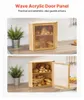 Dwuwarstwowy narożny pojemnik na chleb - Drewniany pojemnik Podgląd zdjęcia produktu 5