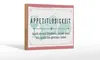Holzschild Spruch 18x12 cm Appetitlosigkeit auch so ein Produktbild-Vorschau 1