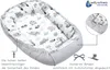 Babynest, Reisebett, Babynestchen, 100x60x15, Mint Zoo mit Produktbild-Vorschau 2