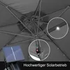 Jayseuw slunečník s LED osvětlením Ø300cm světelný Náhled obrázku produktu 4