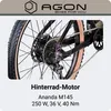 Agon Alpha E Bike Mountainbike sunrise black metallic Produktbild-Vorschau 5