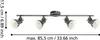 EGLO LED Deckenlampe Seras, 4 flammige Deckenleuchte Produktbild-Vorschau 4