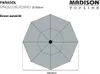 MADISON PAC6P016, Rund, Polyester, 2550 mm, 9,68 kg Produktbild-Vorschau 6