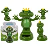 OOTB Beweglicher Frosch mit Solarzelle ca. 11 cm Produktbild-Vorschau 1