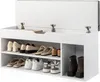 Schuhbank mit Sitzkissen, Schuhtruhe Sitzbank mit Stauraum, Produktbild-Vorschau 2