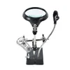 Lampe loupe avec pince 2,5X 7,5X 10X LED-Loupe & Lampe de Voir les images du produit 2