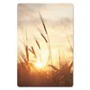 MuchoWow® Mauspad Mousepad Schilf - Gras - Sonnenuntergang Produktbild-Vorschau 1
