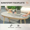 Gartenmöbel Set 4-teilig Polyrattan Lounge-Set mit Produktbild-Vorschau 10