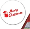 Huuraa Aufkleber Ho Ho Ho Santa Merry Christmas 10cm rund Produktbild-Vorschau 2