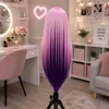 Główka głowa treningowa fryzjerska 70 cm Iza włos termiczny Podgląd zdjęcia produktu 7