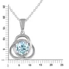 Zeeme Gemstones, F Anhänger mit Kette 925/- Sterling Silber Produktbild-Vorschau 2