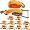 10 x 5000kg 6m 5tone Profi Spanngurte 2tlg. Zurrgurte Produktbild-Vorschau 1