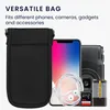 kwmobile Handytasche für Smartphones XXL - 7" - Canvas Produktbild-Vorschau 6