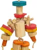 Papageien Holzspielzeug - Kreatives Spielzeug Aus Javaholz Produktbild-Vorschau 4