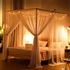 Moskitonetz Doppelbett.Mückennetz Bett für Einzelbett & Produktbild-Vorschau 4
