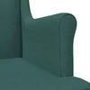 vidaXL Fotel ciemnozielony materiał Podgląd zdjęcia produktu 5