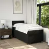 vidaXL Letto a molle con materasso nero 90x190 cm in Anteprima dell’immagine prodotto 4