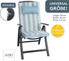 LILENO HOME Gartenstuhl Auflagen mit Kopfkissen [1er Set - Produktbild-Vorschau 2