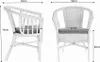 KRINES HOME Stapelbarer Rattan-Sessel/ Stuhl aus Produktbild-Vorschau 7