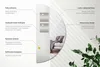 Lustro Półokrągłe Ścienne Minimalistyczne – 30 x 60 cm – Podgląd zdjęcia produktu 8