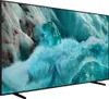 A television screen displaying a vibrant, abstract image of icy formations and fluffy textures. Produktbild-Vorschau