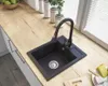 Miscelatore da cucina con bocca estraibile, nero, Anteprima dell’immagine prodotto 12