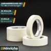 Hinrichs 4 x Kreppband - 3 Rollen 50 m x 30 mm + 1 Rolle 50 Produktbild-Vorschau 2