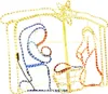A lighted nativity scene decoration. Náhled obrázku produktu