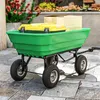 Outsunny Schubkarrenrad 4er Set Ersatzrad 80 kg Ø 255 mm Produktbild-Vorschau 6