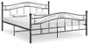 vidaXL Bett Schwarz Metall 180x200 cm Produktbild-Vorschau 7