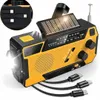 6-in-1 Solar radio mit 3 verschiedenen Ladekabeln, Produktbild-Vorschau 1