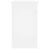 A white desk shown from the front. Anteprima dell’immagine prodotto