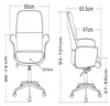 Bürostuhl Drehstuhl Stoff Pink 0704M/3673 Produktbild-Vorschau 5