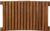 Lettino con cuscino in legno massiccio di acacia grigio Anteprima dell’immagine prodotto 4