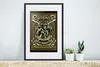 MuchoWow® MuchoWow® Gerahmtes Poster Astronaut - Retro - Produktbild-Vorschau 4