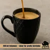 BigDean 6 Stück Kaffeetassen 400ml schwarz matt Produktbild-Vorschau 6
