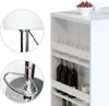 Bartisch-Set Vicco  Weiß 57 x 80 cm mit 2 Barhockern, Model Produktbild-Vorschau 6