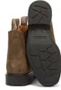 The image shows the back and sole of a pair of brown leather boots. Náhľad obrázku produktu